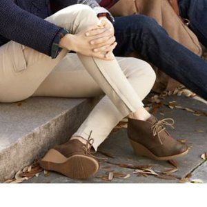 Sperry bootie Women's Harlow Burnished Leather Wedge